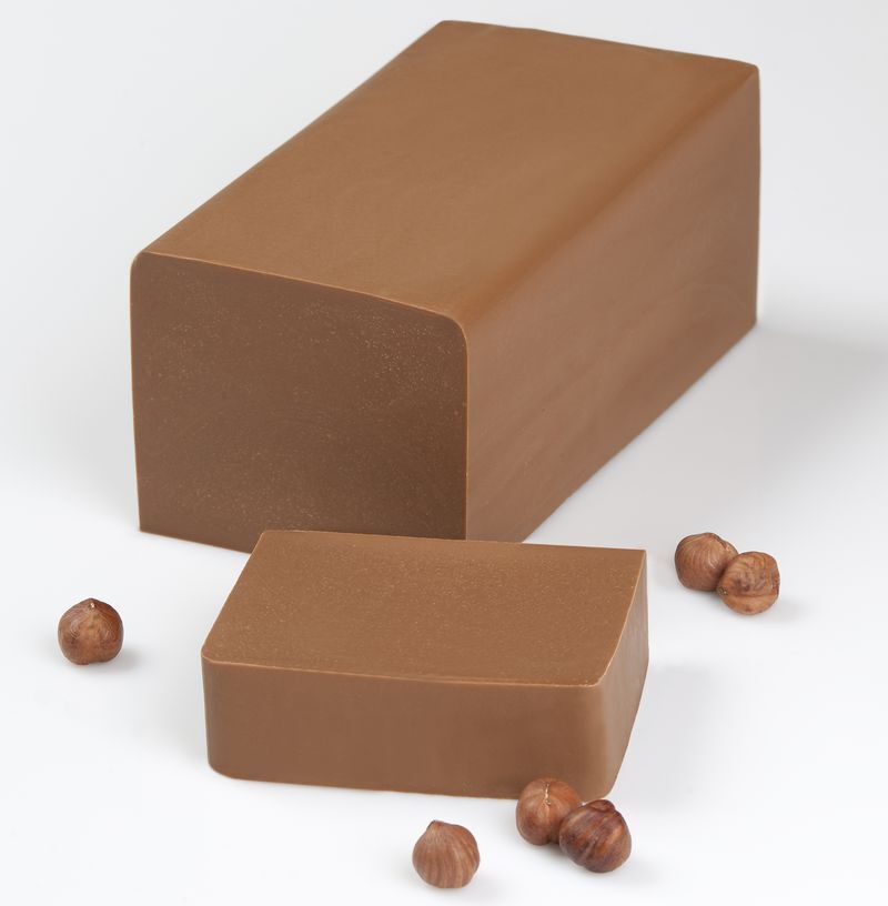 Organic nut nougat bars with cane sugar 2.5kg