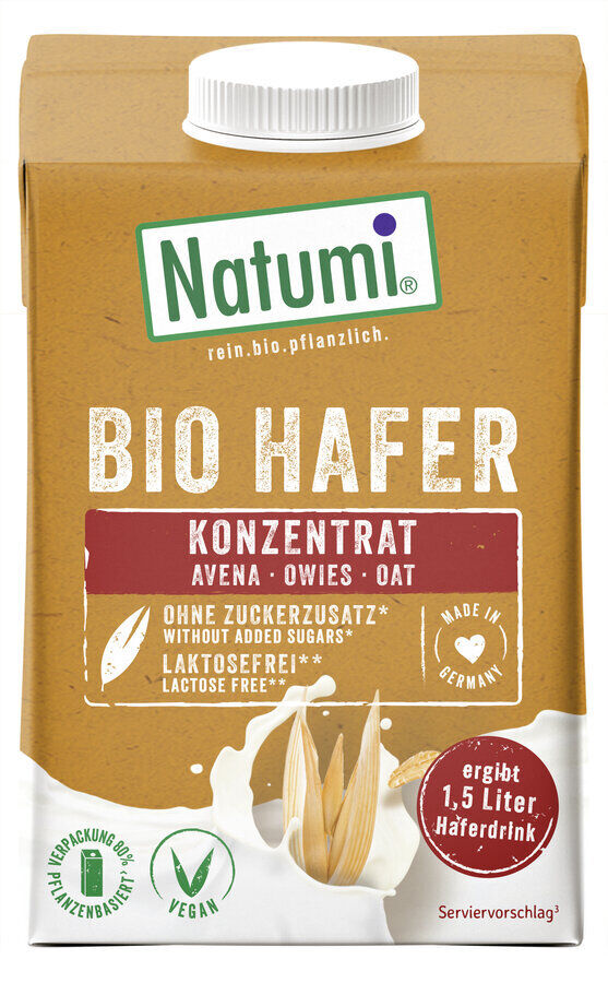 oat drink concentrate organic Natumi 10x0,5l