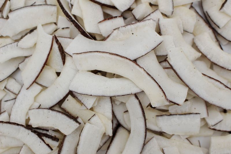 Bio Kokosnuss Streifen (smile) – vegan, ohne Zusatzstoffe