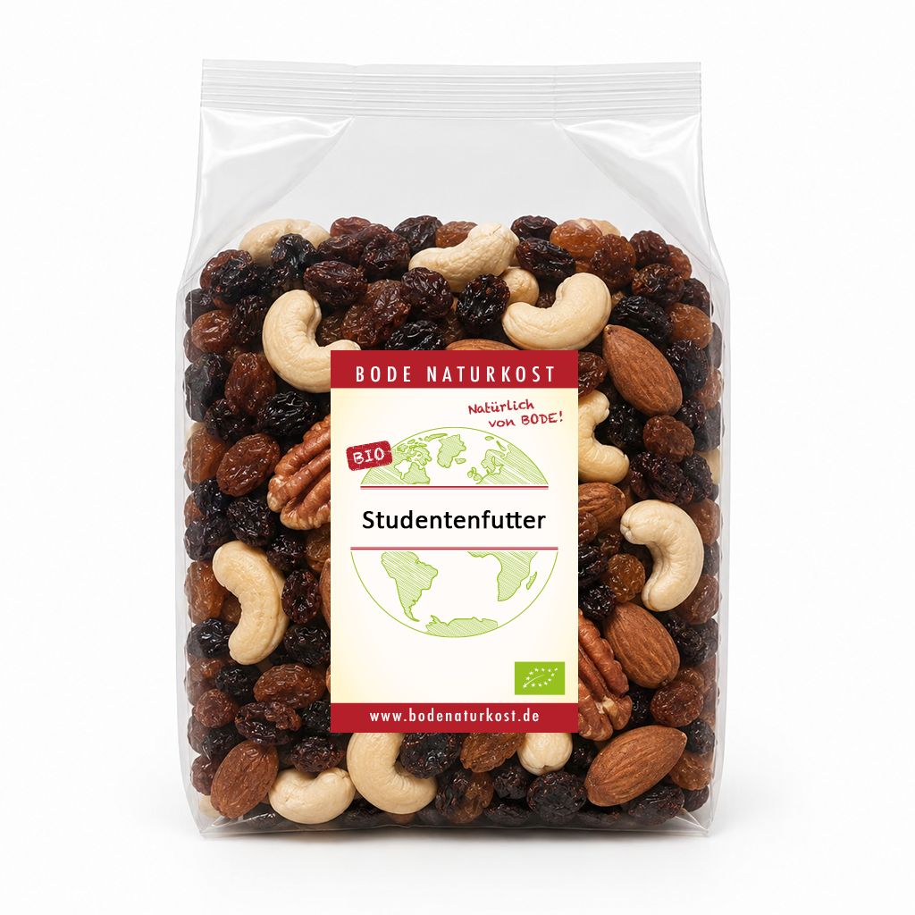 Studentenfutter bio 1kg mit Pekannusskernen