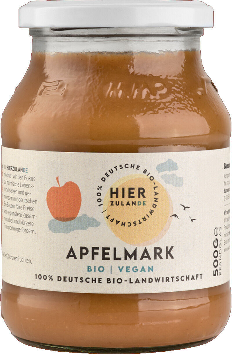 Apfelmark bio Hierzulande 6x500g