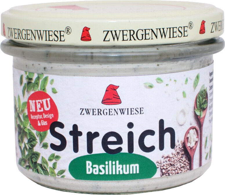Organic Basil Spread Zwergenwiese 6x180g