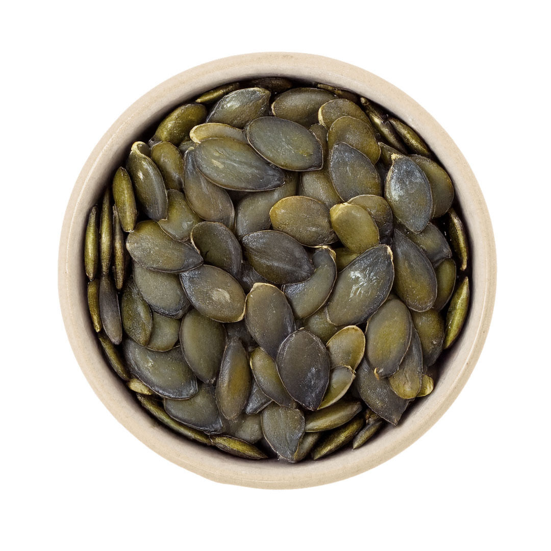 Dark green organic pumpkin seeds Europe 5kg