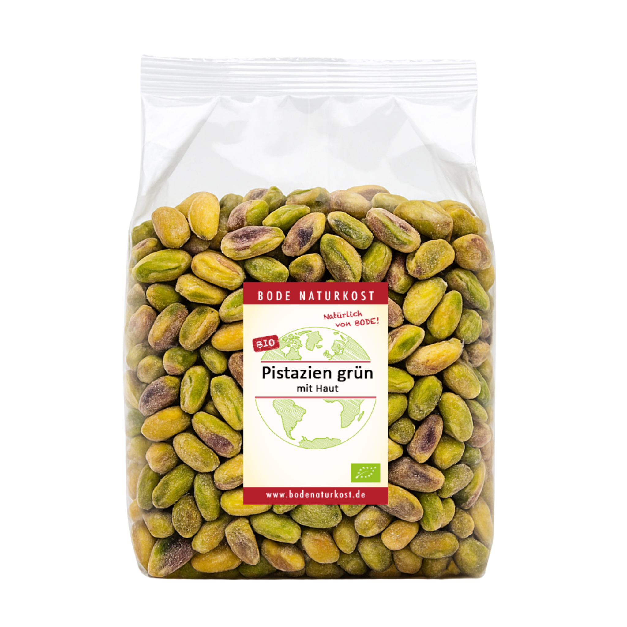 Pistazienkerne grün mit Haut bio 250g