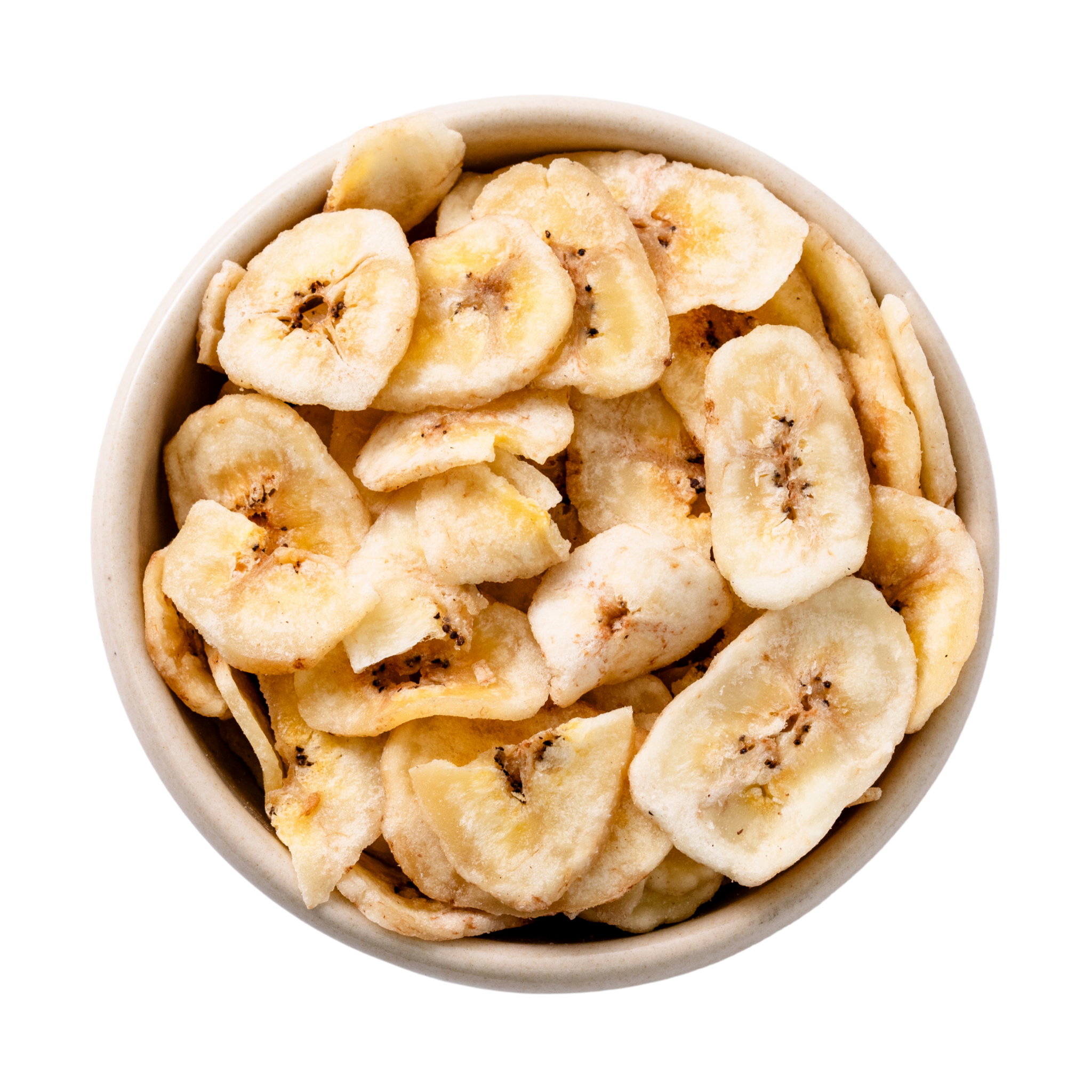 Organic salted banana chips