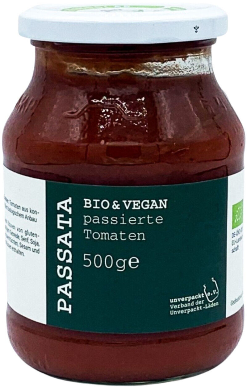 Organic Strained Tomatoes - Unverpackt e.V. 6x500g