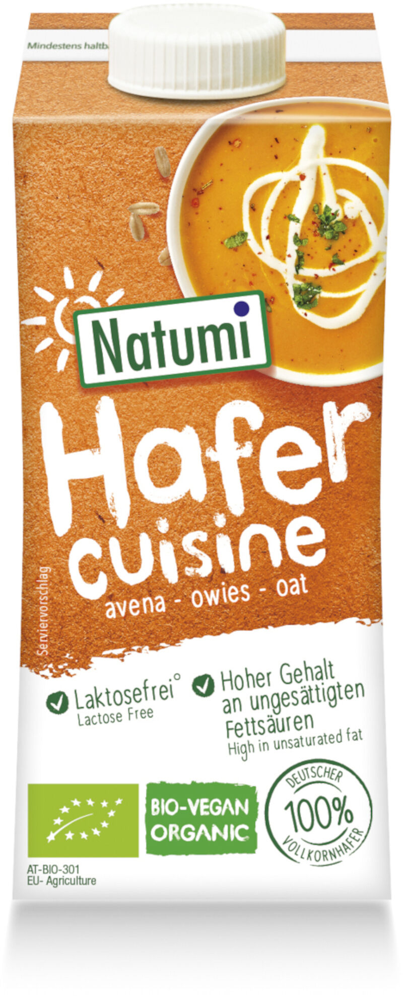 Organic Hafer Cuisine 8% Fat Natumi 15x200ml
