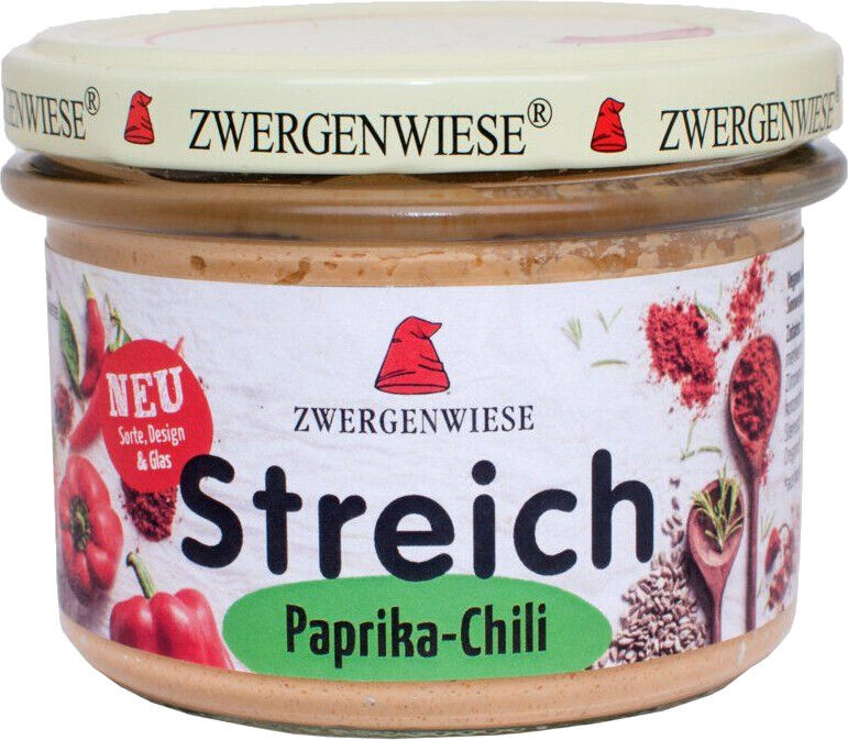 Organic Paprika-Chili Spread Zwergenwiese 6x180g