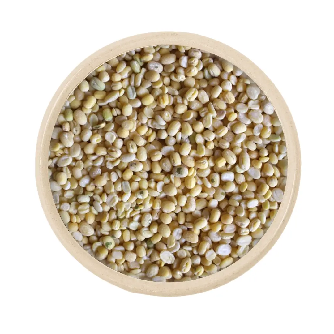 Organic split peeled mung beans  (Mung Dal)