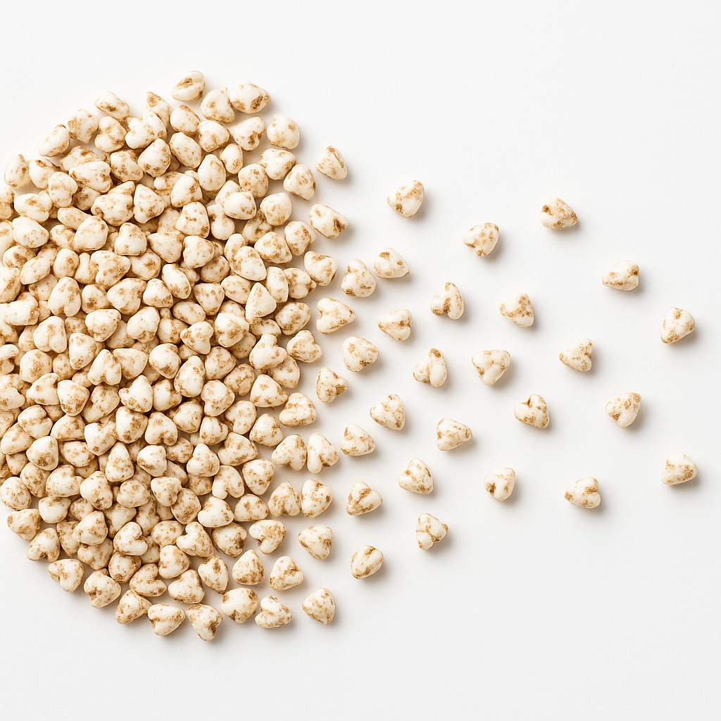 Gepuffter Buchweizen bio als luftige Müslizutat