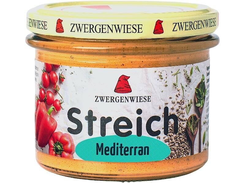 Mediterranean Organic Spread - Zwergenwiese 6x180g, with Tomato-Paprika