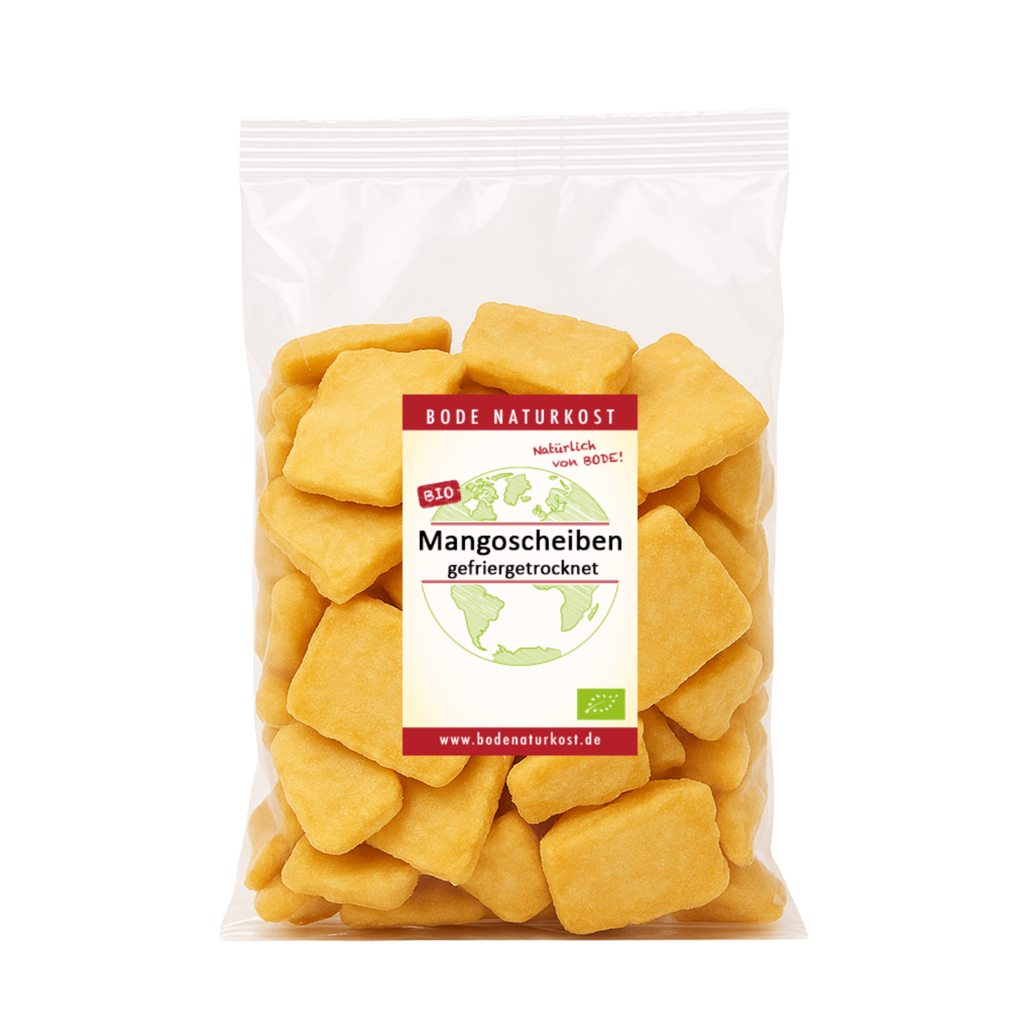 mango slices freeze dried organic 300g