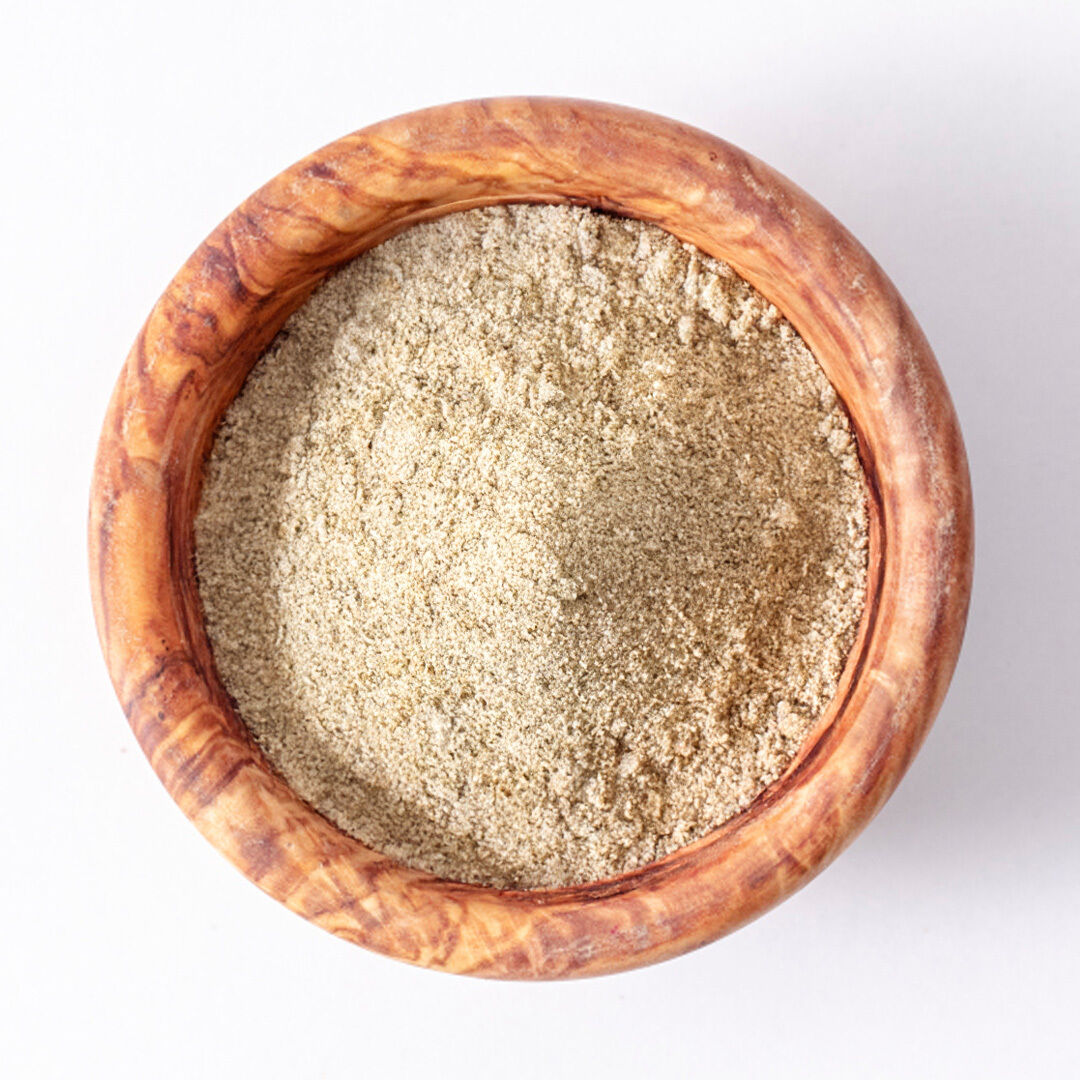 Organic white pepper ground