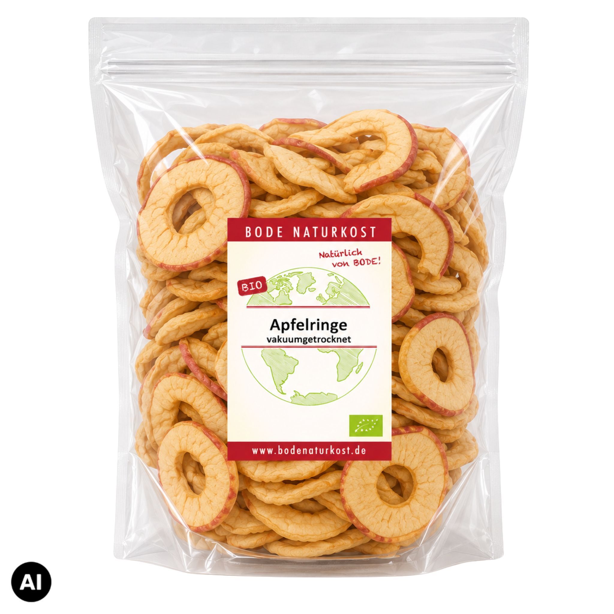 Apfelringe vakuumgetrocknet bio 300g
