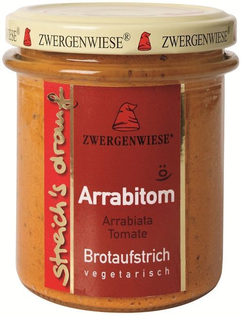 Spread it on - Arrabitom (Arrabiata-Tomato) organic Zwergenwiese 6x135g