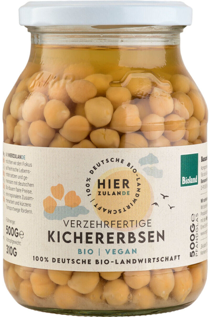 Organic Chickpeas - Locally Grown - 6x500g