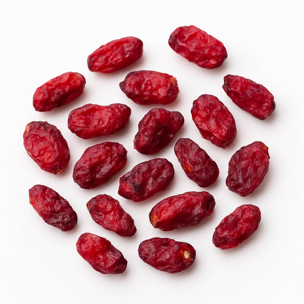 Close-up of dried cranberries