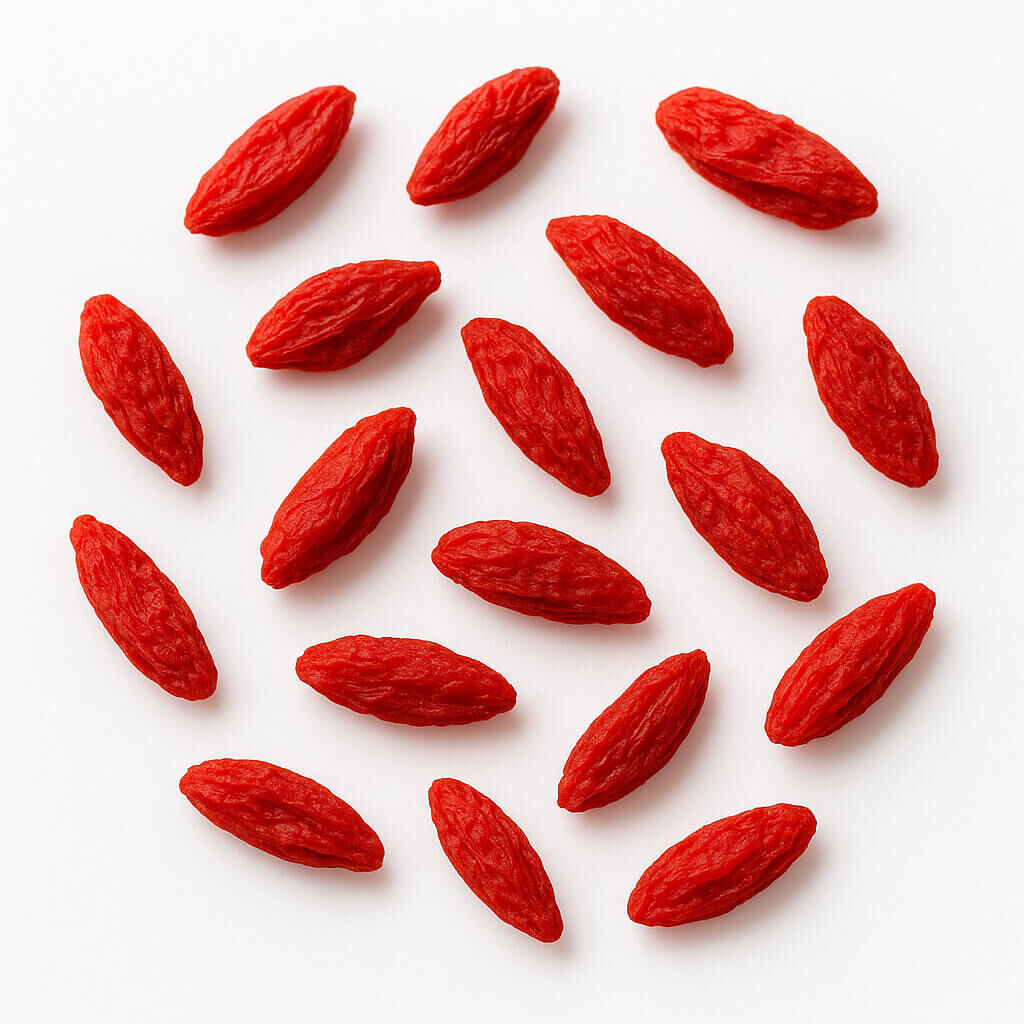 Close-up of dried goji berries