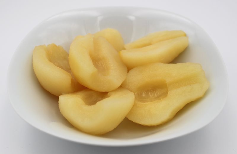 Organic Pear Halves in Can, Net Weight 4.2 kg, Drained Weight 2.3 kg