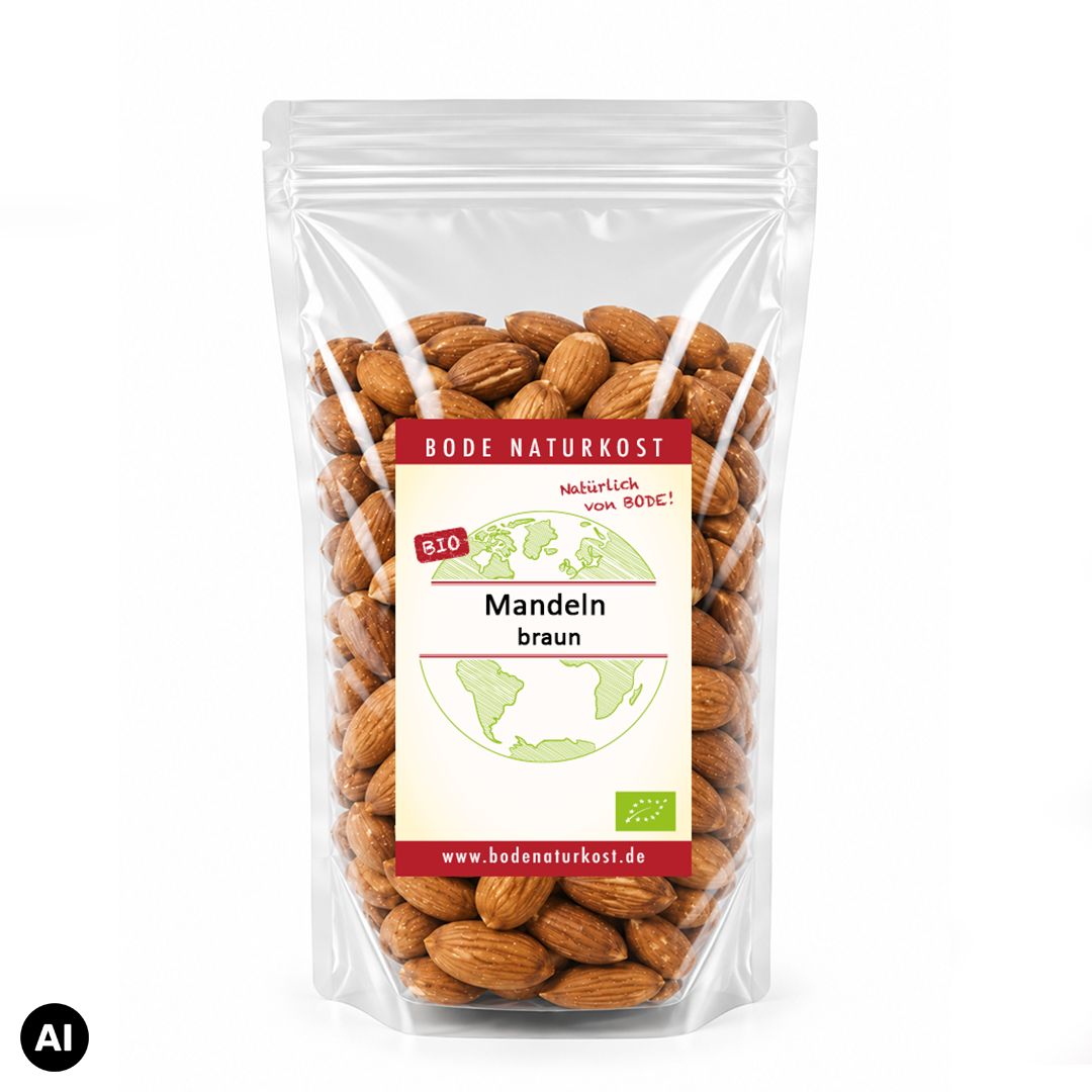 Mandeln braun bio 6x200g