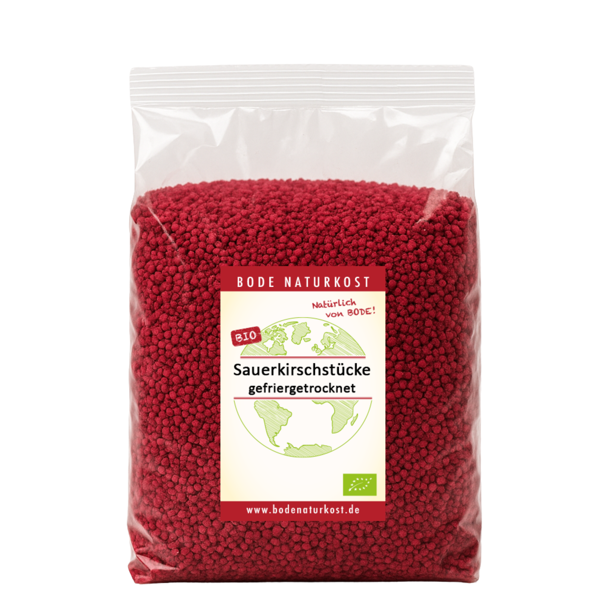 Sauerkirschstücke gefriergetrocknet bio 1kg