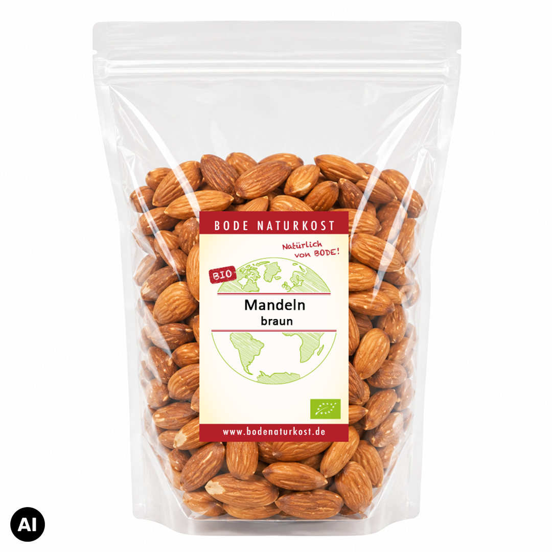 Mandeln braun bio 1kg