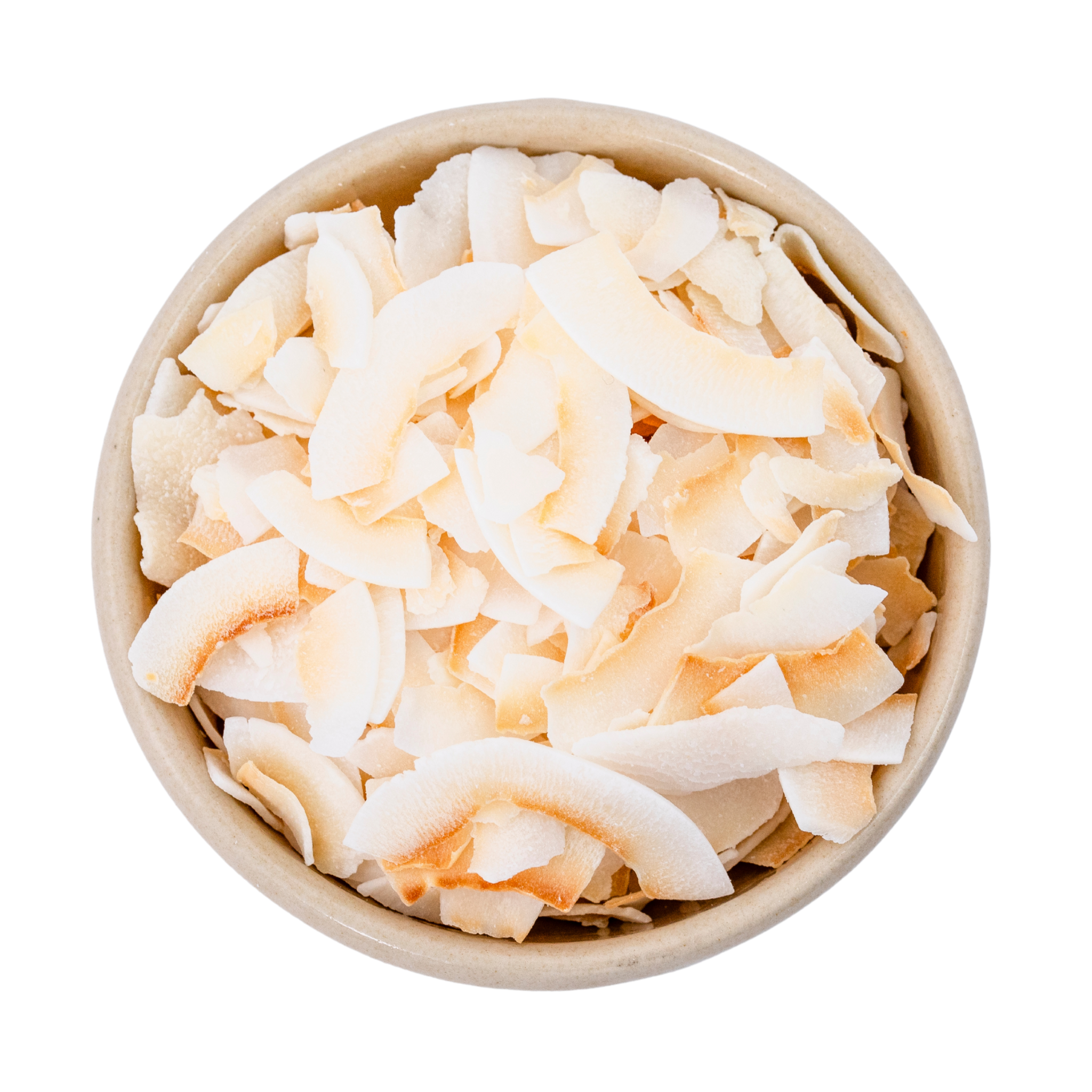 Roasted unsweetened coconut chips bio, garden compostable bag 6x250g