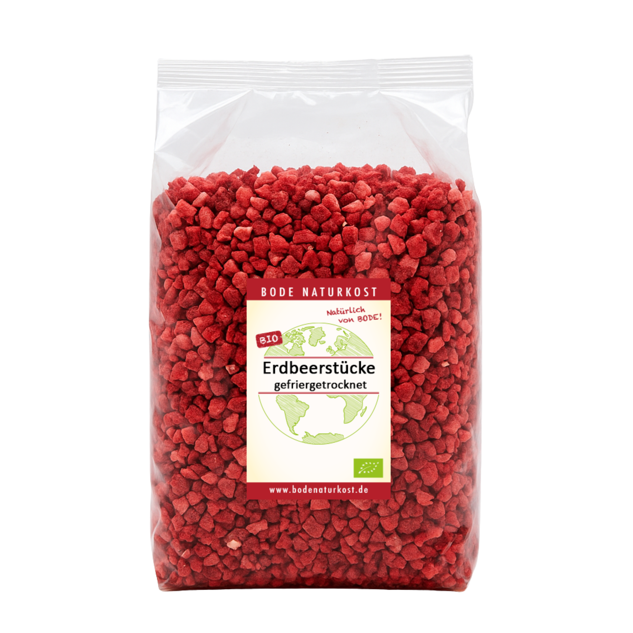 Erdbeerstücke gefriergetrocknet bio 300g