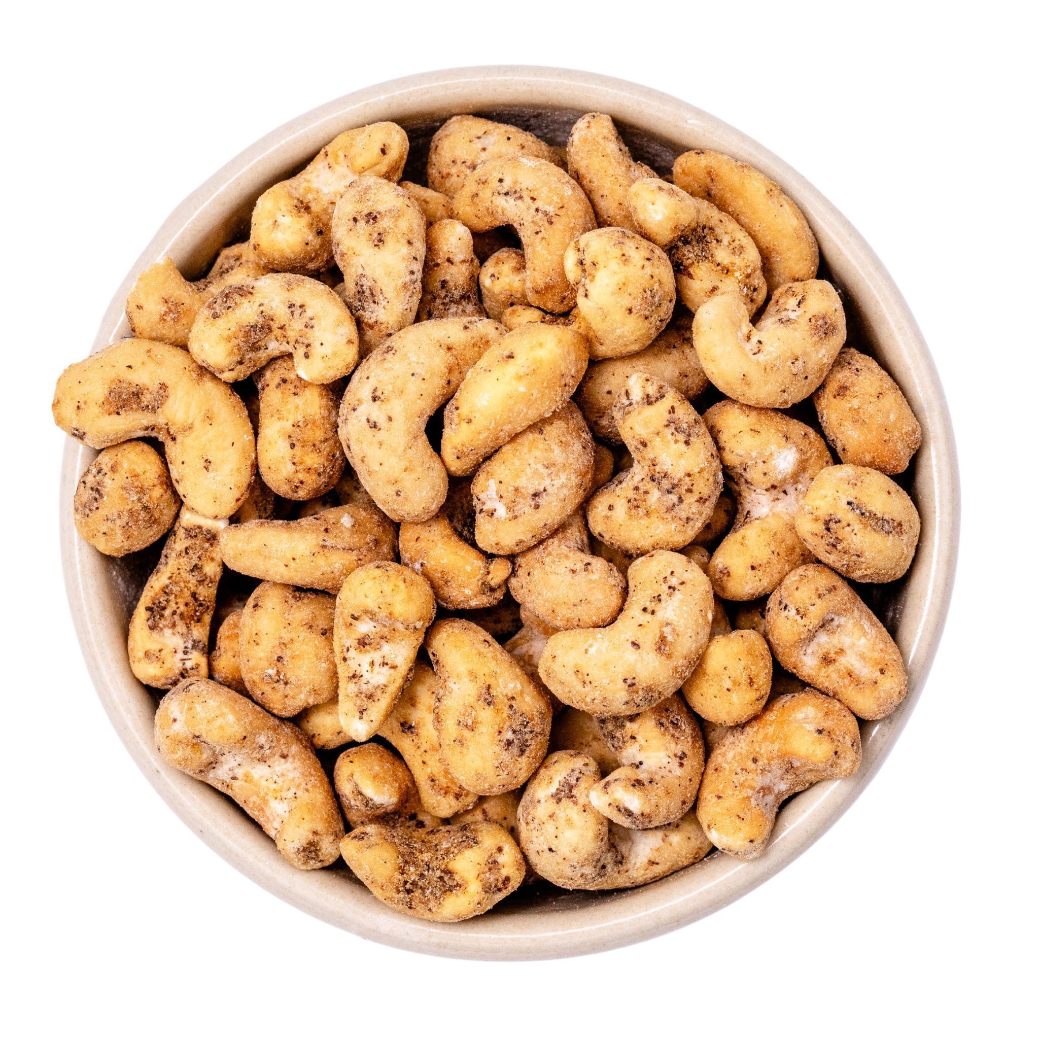 Vanilla Cashews - Cashew nuts roasted lightly sweetened with vanilla organic 10kg