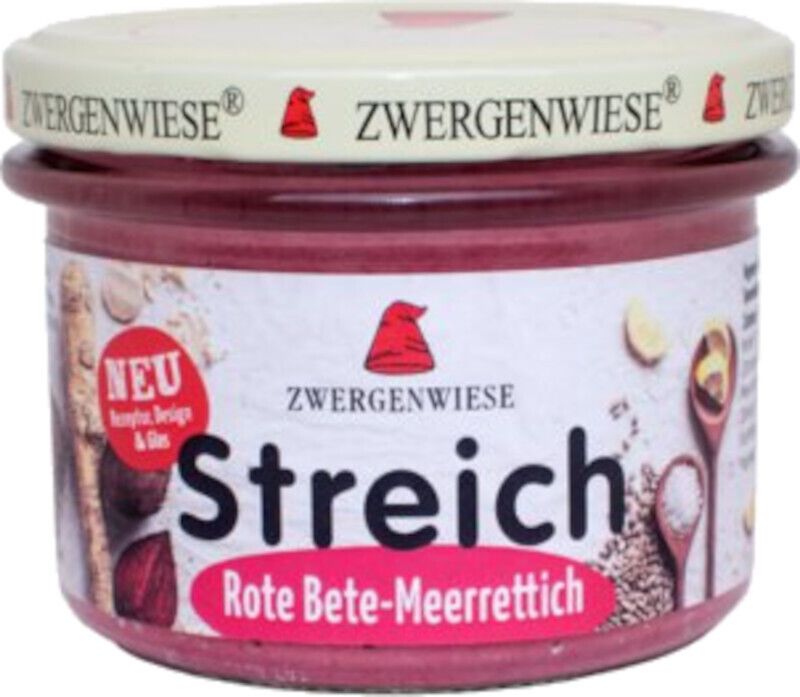 Organic Beetroot-Horseradish Spread Zwergenwiese 6x180g