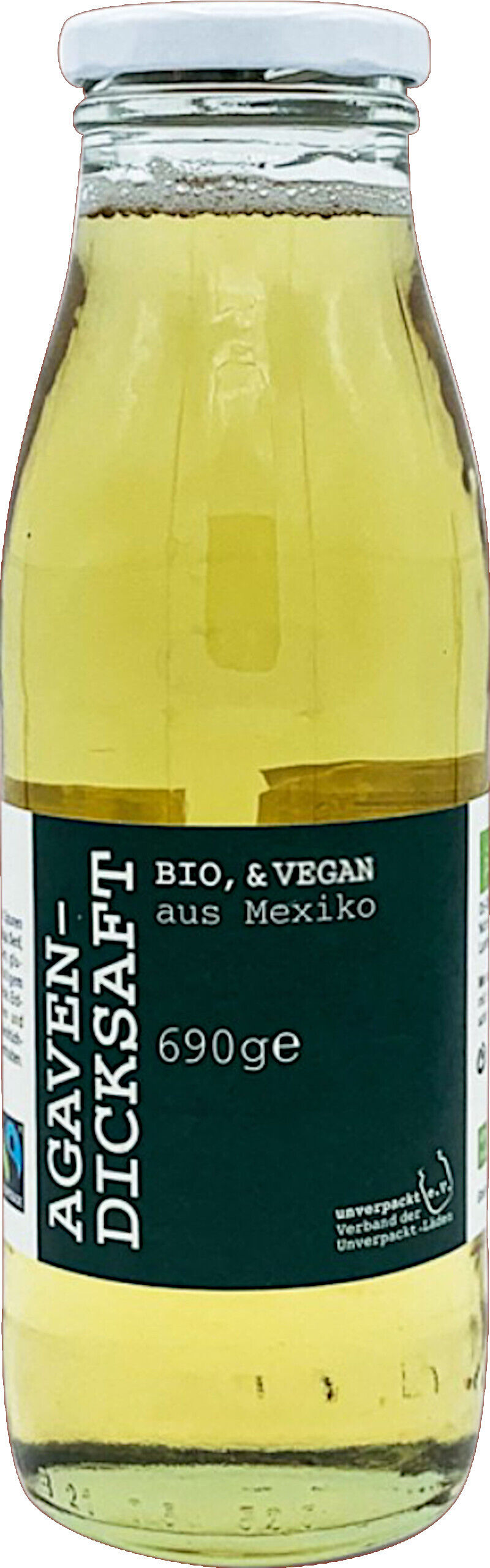 Organic Agave Syrup - Unverpackt e.V. 12x690g