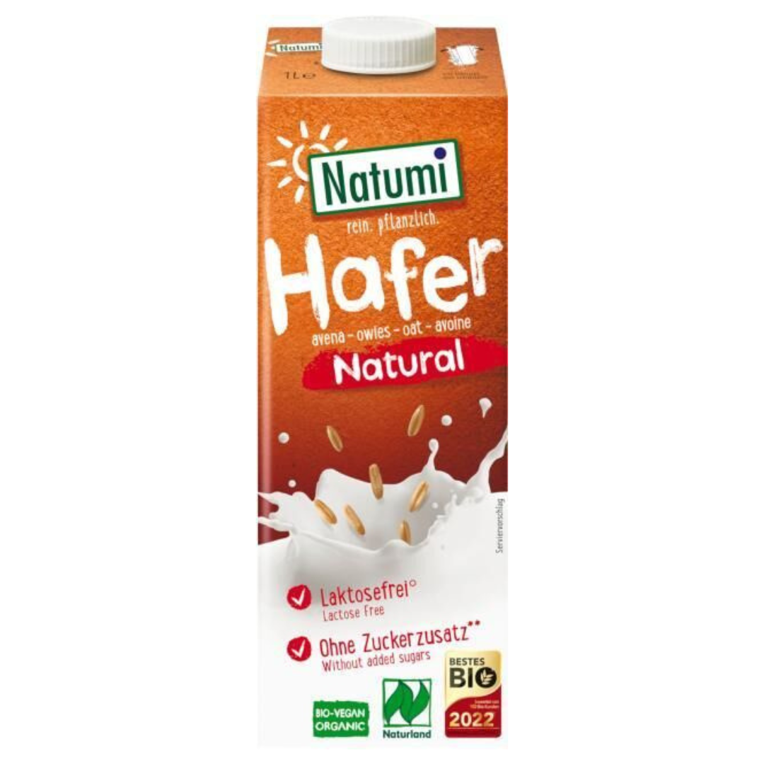 Havredrik naturlig økologisk usødet Natumi 8x1l