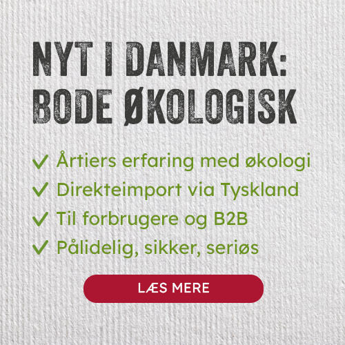 Bode Økologisk nu tilgængelig i Danmark, med årtiers erfaring, direkte import fra Tyskland og pålidelighed.