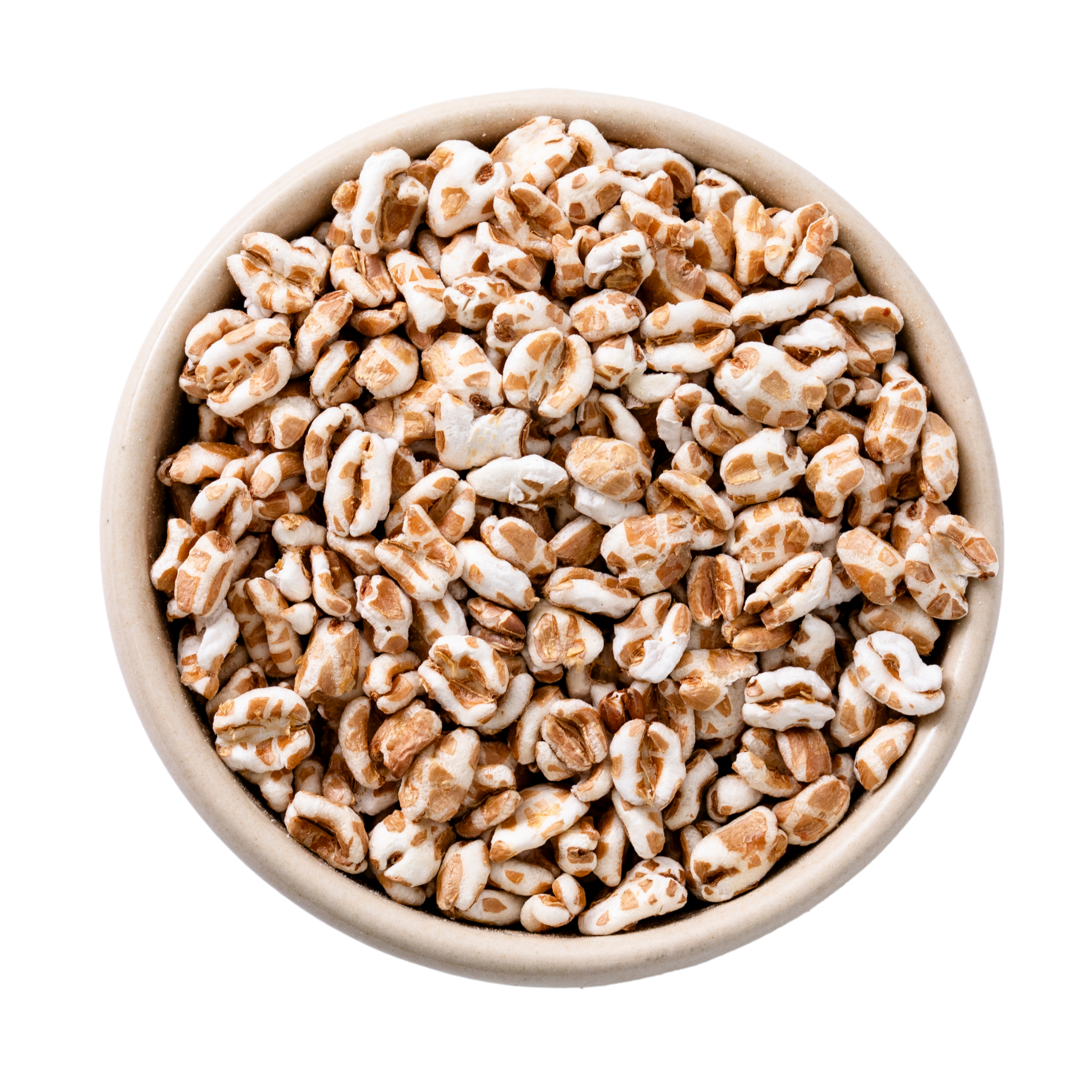 Organic unsweetened puffed spelt