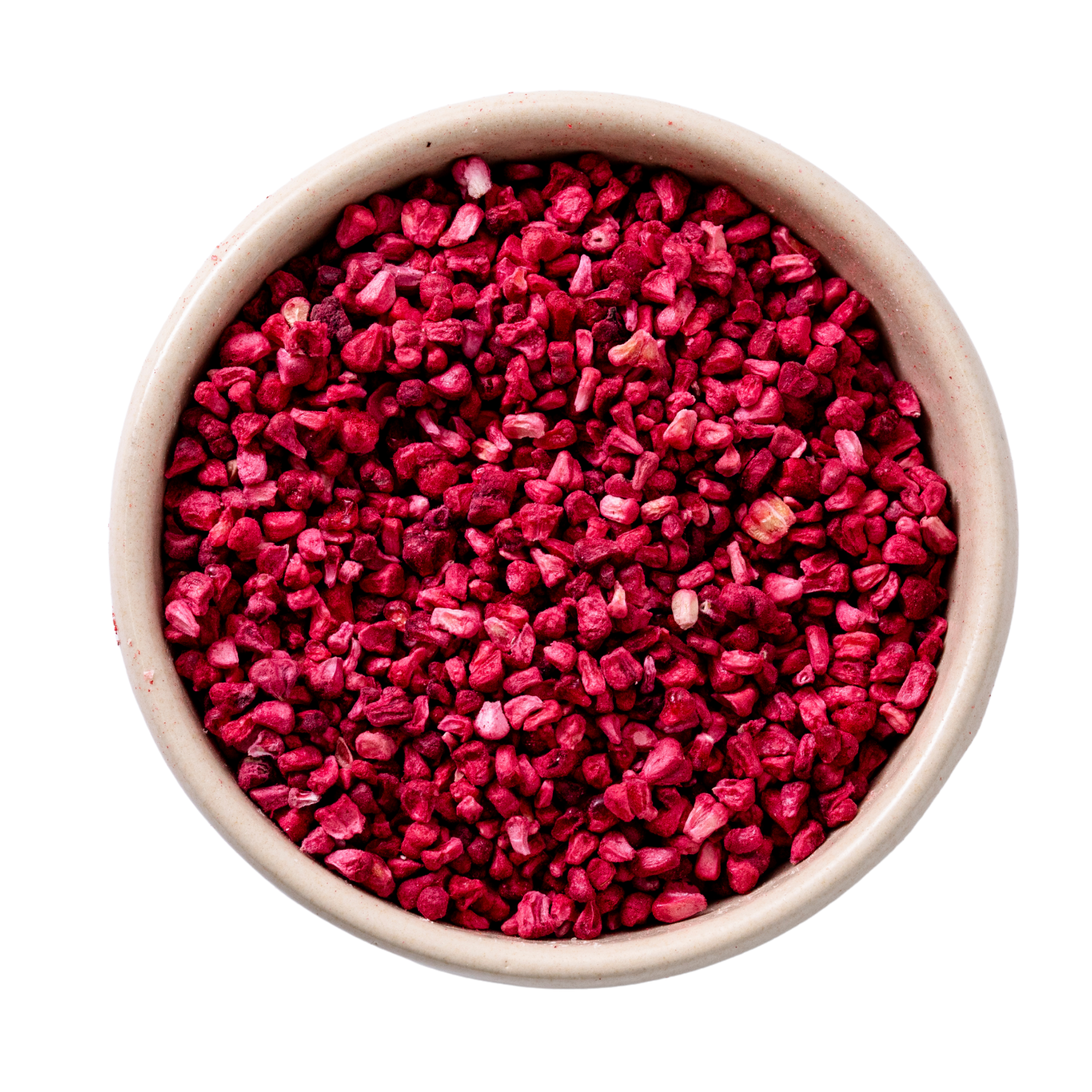 Freeze-dried raspberry grits 0-6mm organic
