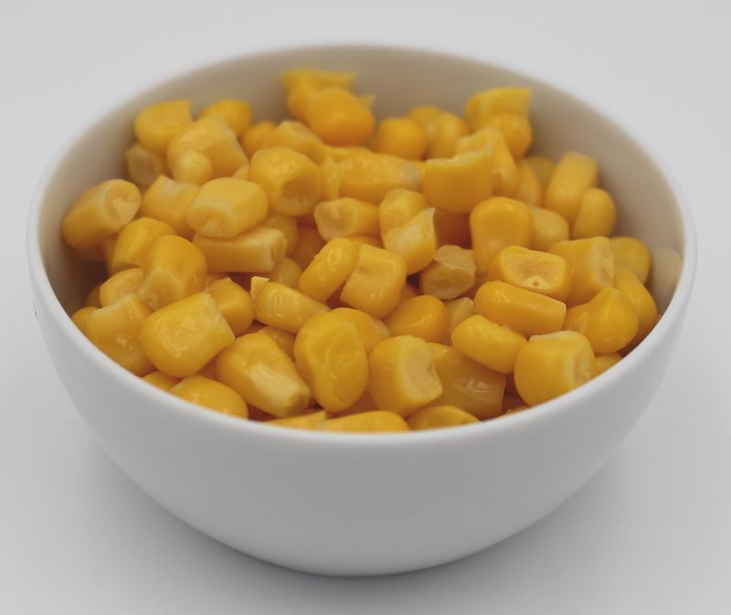 Organic Sweetcorn Can, Net Weight: 2.9 kg, Drained Weight: 2.1 kg