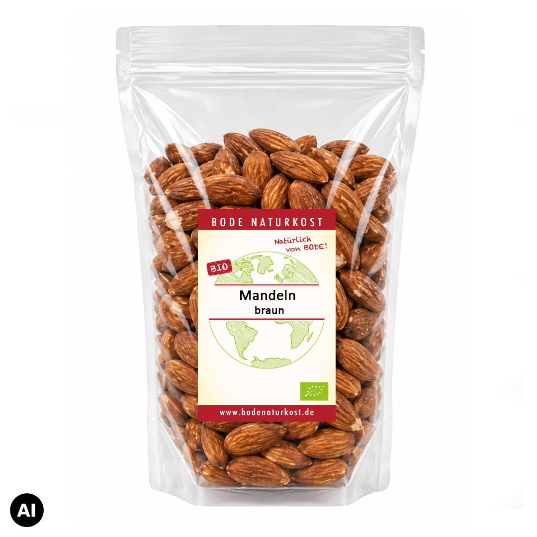 Mandeln braun bio 6x200g