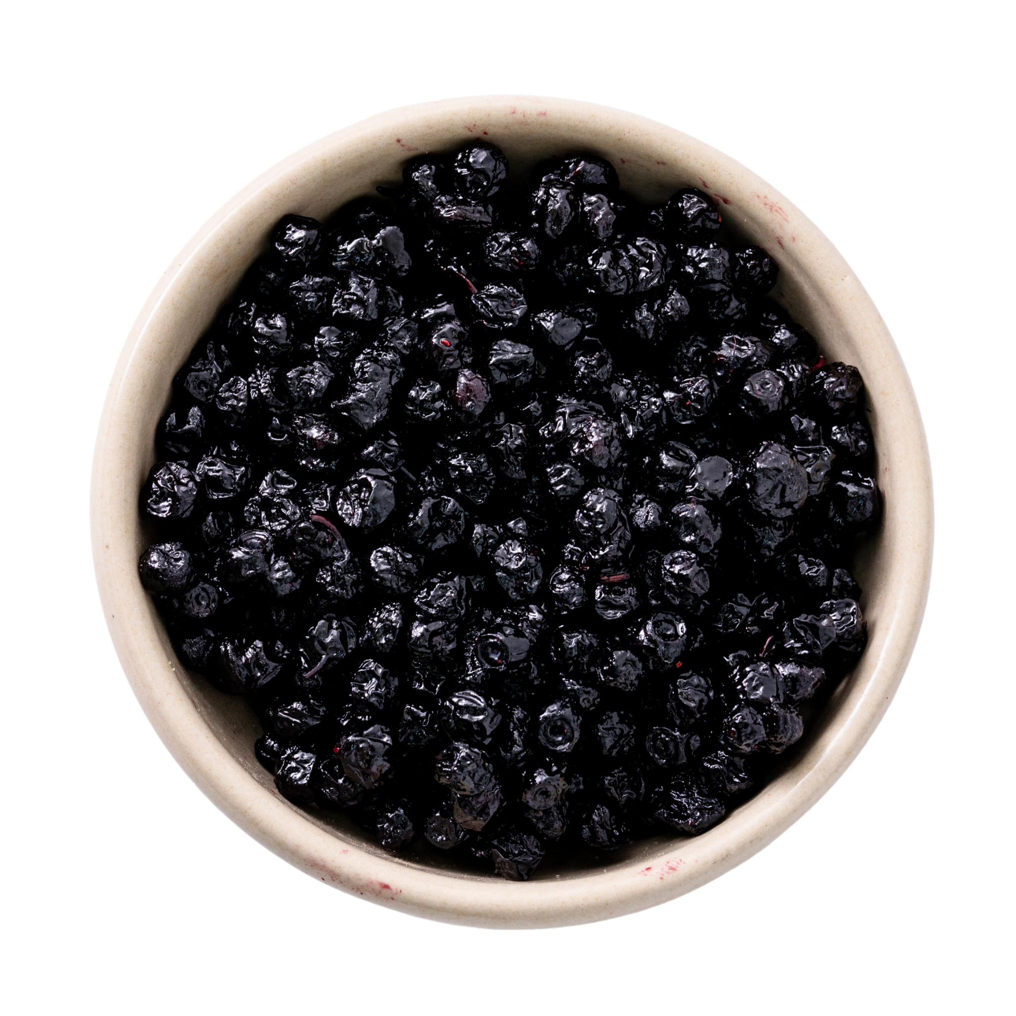 Sweetened wild blueberries with apple juice concentrate, organic